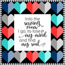 Into the Sewing Room Printed Fabric Panel