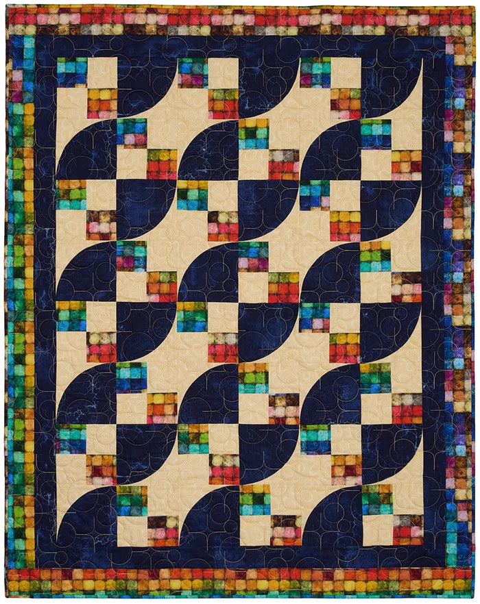 Tim Holtz "Rhythm" Twin Quilt Kit