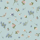 Tea and Poetry Collection-Scattered Florals-Light Blue-49240604-03