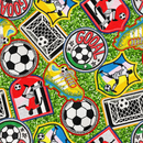 Soccer Patch Design Cotton, Game On collection, SKU 10557-SOCC