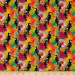 Le Quilt Ile Aux Oiseaux Toucan Multi Fabric