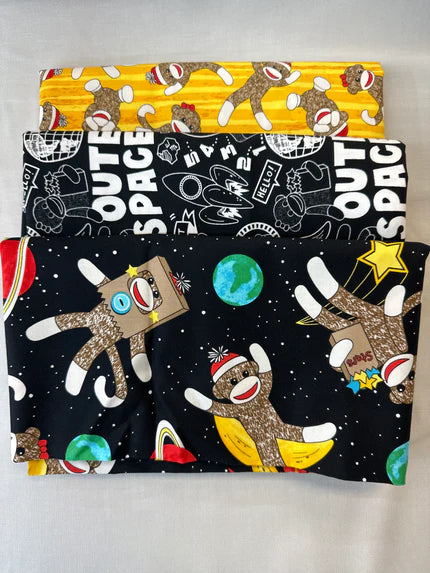 3-yards Bundle Monkeying Around in Space Quilt Bundle