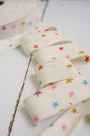 2.5" Bias Quilt Binding for Sewing, Starry Multi: Prepacked 8 Yards