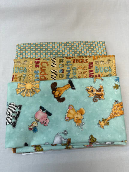 3-yards Bundle Safari Friends Quilt Bundle