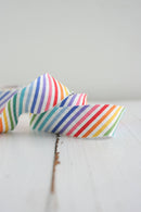 2.5" Bias Quilt Binding for Quilts and Bags, Rainbow Stripe: Prepacked 8 Yards