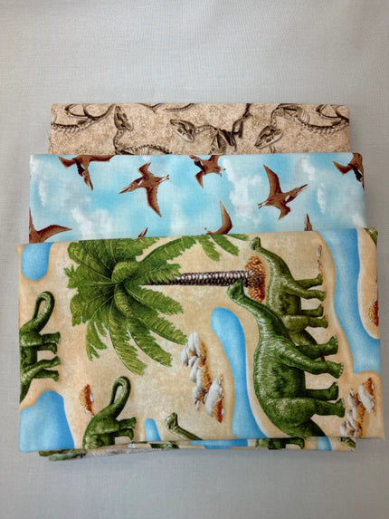 3-yards Bundle Dino Discovery Quilt Bundle