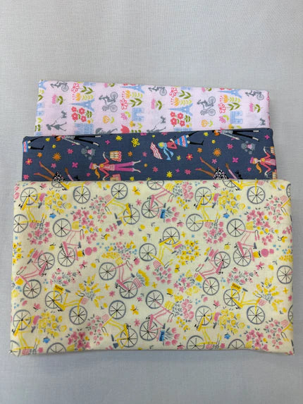 3-yards Bundle Whimsical Ride Quilt Bundle