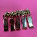 Zipper Pulls - Pack of 5 Non-Lock Pulls | Silver Nickel