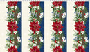 Winter Blooms by Jason Yenter 2WB-1 Christmas Fabric - 2 Yards Cut