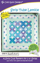 Strip Tube Lattice CQ 01221 Cozy Quilt Design