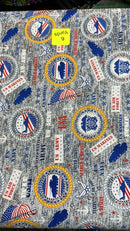 Patriotic 6 yards Bundle - QOV