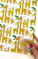 Giraffes Clear TPU Vinyl