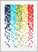 Shattered Quilt Kit - White Background