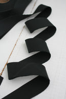 2.5" Bias Quilt Binding for Sewing, Black Pure Solid: Prepacked 8 Yards