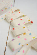 2.5" Bias Quilt Binding for Sewing, Starry Multi: Prepacked 8 Yards