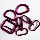 Sew Hungry Hippie 1 Inch Hardware Pack – Hot Pink