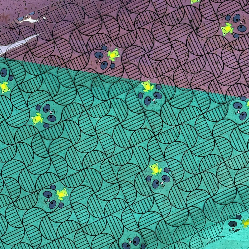 Panda + Frog Clear TPU Vinyl