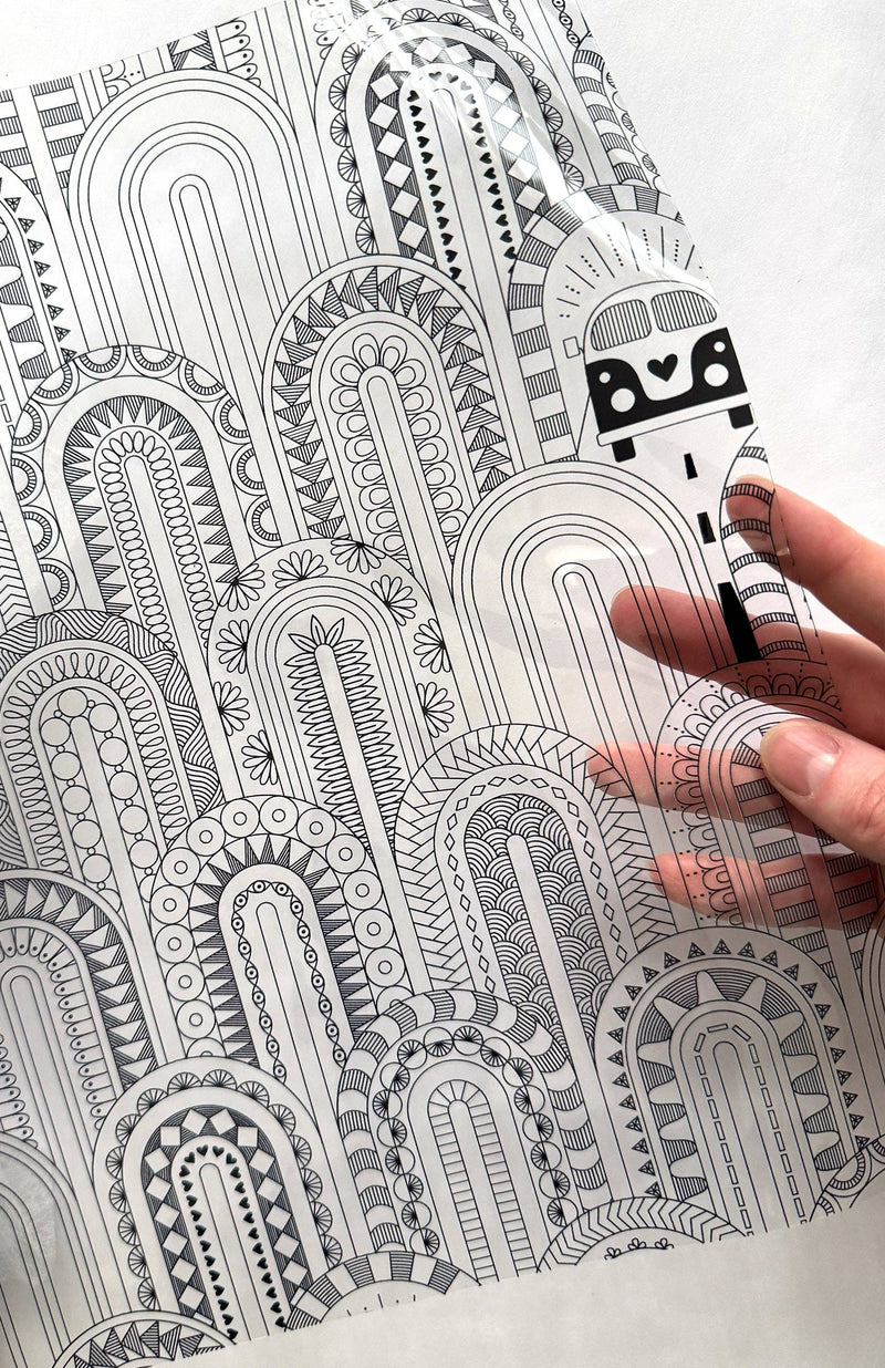 Summer Lovin' Arches Clear TPU Vinyl