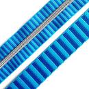 Blue Striped Jacquard Woven Webbing – 1.5" Wide