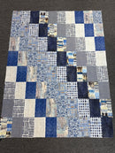 Lady Banks Quilt Kit Featuring Tim Holtz Indigo Palette