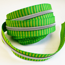 Green Striped Jacquard
