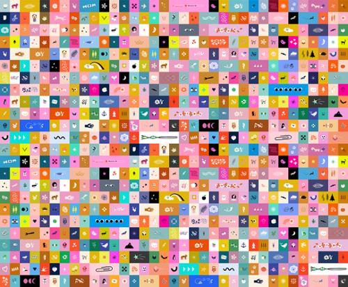 Selvedge Magic Icons Multi RS5181 11 Ruby Star