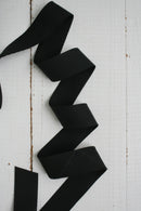 2.5" Bias Quilt Binding for Sewing, Black Pure Solid: Prepacked 8 Yards