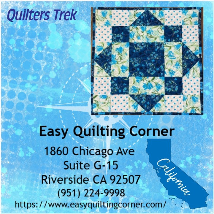 A Striking & Easy Quilt- Twin Size quilt based on Quilter's Trek 2020