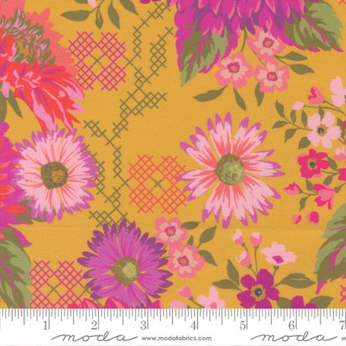 Parlor By Crystal Manning Happy Blooms Dijon 11960 19 Moda