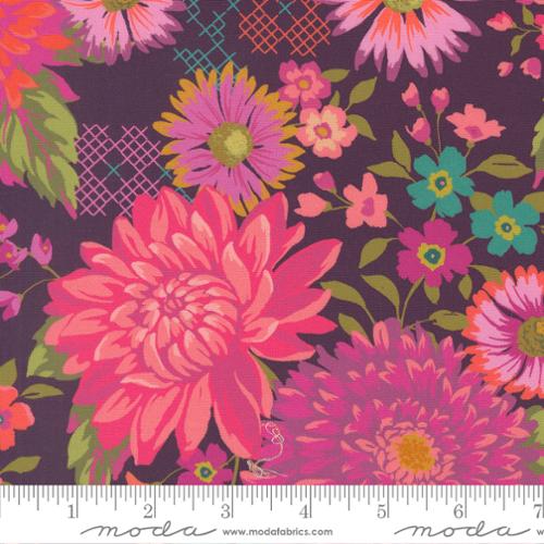 Parlor By Crystal Manning Happy Blooms Plum 11960 26 Moda