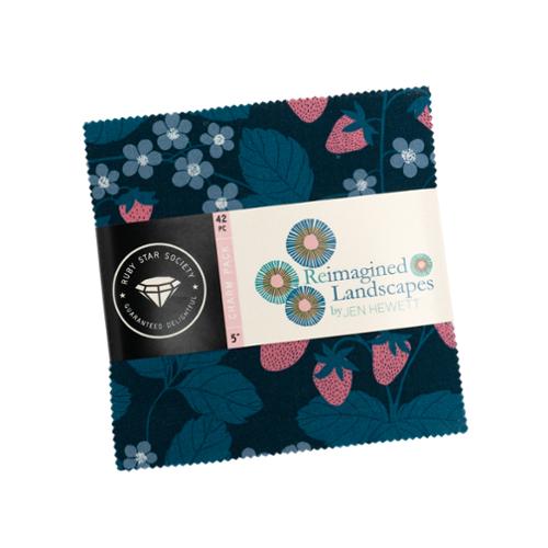 Reimagined Landscapes Charm RS6049PP Ruby Star