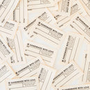Quilt Info Large Write-In Organic Cotton Sewing Labels