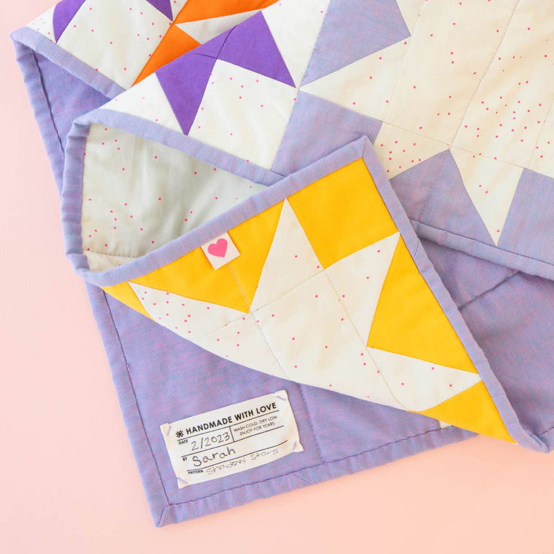 Quilt Info Large Write-In Organic Cotton Sewing Labels