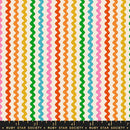 Ric Rac Novelty Retro Vintage Stripe  1 800 Notion Shell RS5209 12 Ruby Star