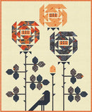 Visitor Among the Roses Printed Pattern