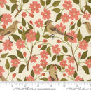 Ladybug Whimsy Eggshell Metallic Quilting Cotton | Gingiber | 48441 11M