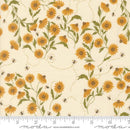 Ladybug Whimsy Eggshell Metallic Quilting Cotton | Gingiber | 48442 11M