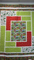 Sliding Screen Quilt Kit Featuring Grinch Fabrics