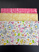 3-yards Bundle Bonjour Paris with Yellow Blender