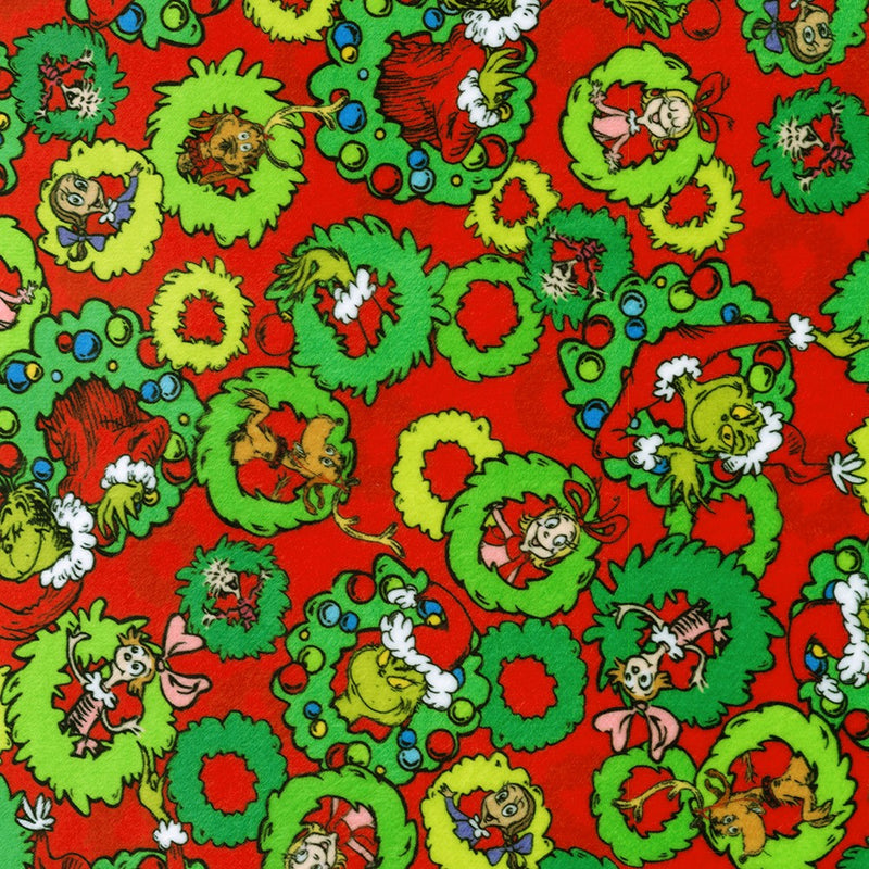 ADEDY-22566-3 RED by Dr. Seuss Enterprises from Minky Collection