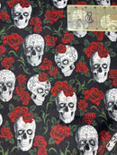 Skulls N Roses Digital Cuddle® Scarlet