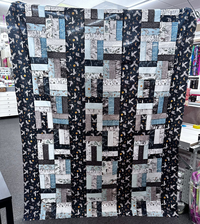 Winter Garden Quilt Kit Featuring Northcott Fabrics