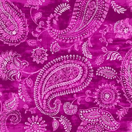 Fuchsia Bohemia 108in Wide Back