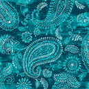 Teal Bohemia 108in Wide Back