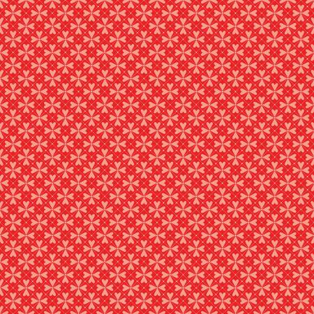 You & Me Hearts Grid Red SKU: C15405-RED
