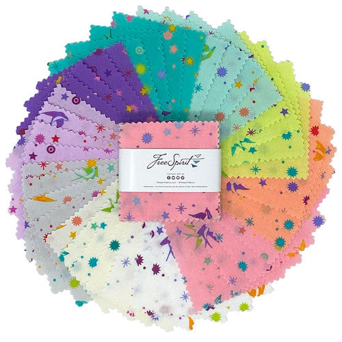 Tula Pink True Colors Fairy Dust - 2.5" Mini Charms || Tula's True Colors