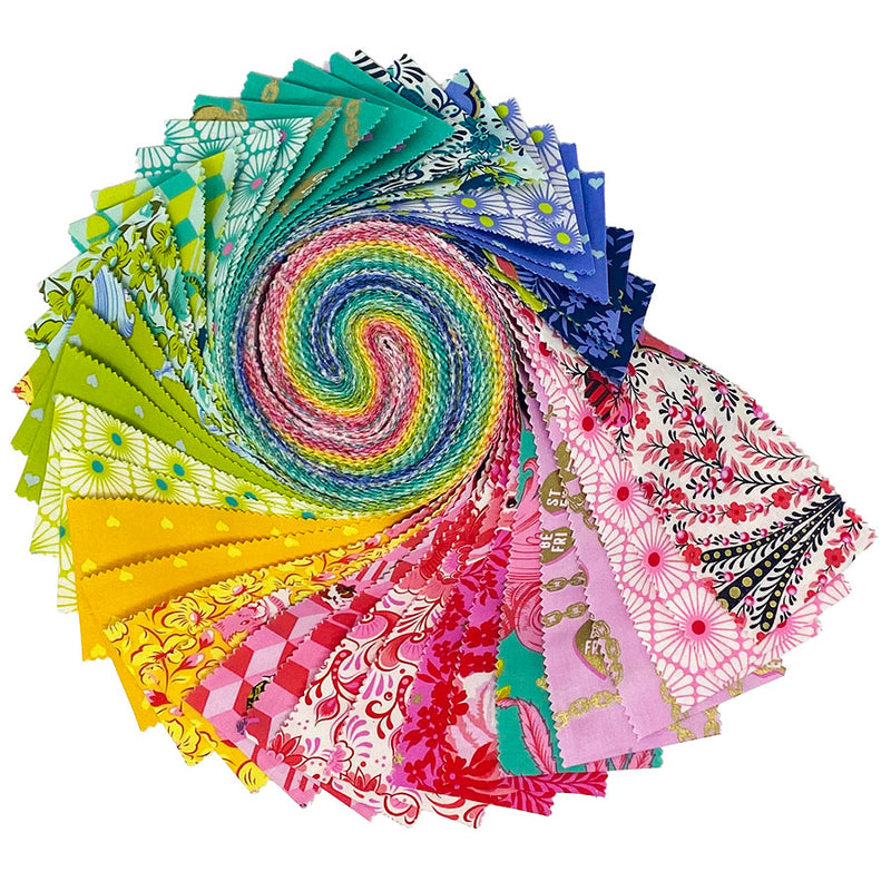 Besties by Tula Pink: Bestie 2.5" Design Roll -- Free Spirit Fabrics