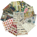 Tim Holtz Eclectic Elements Palette Multi 18”x21” Fat Quarter Bundle of 10 pieces FB4FQTH.MULTI