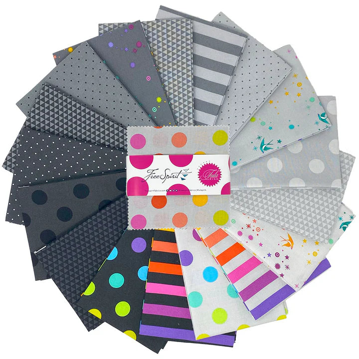 Graywork By Tula Pink - 5" Charm Pack