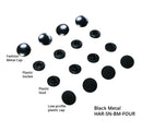 Tool-Free Snaps Black - Set of Four